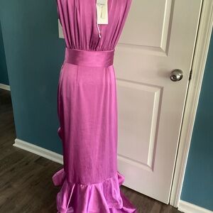 Bronx and Banco Fuchsia Maxi Dress